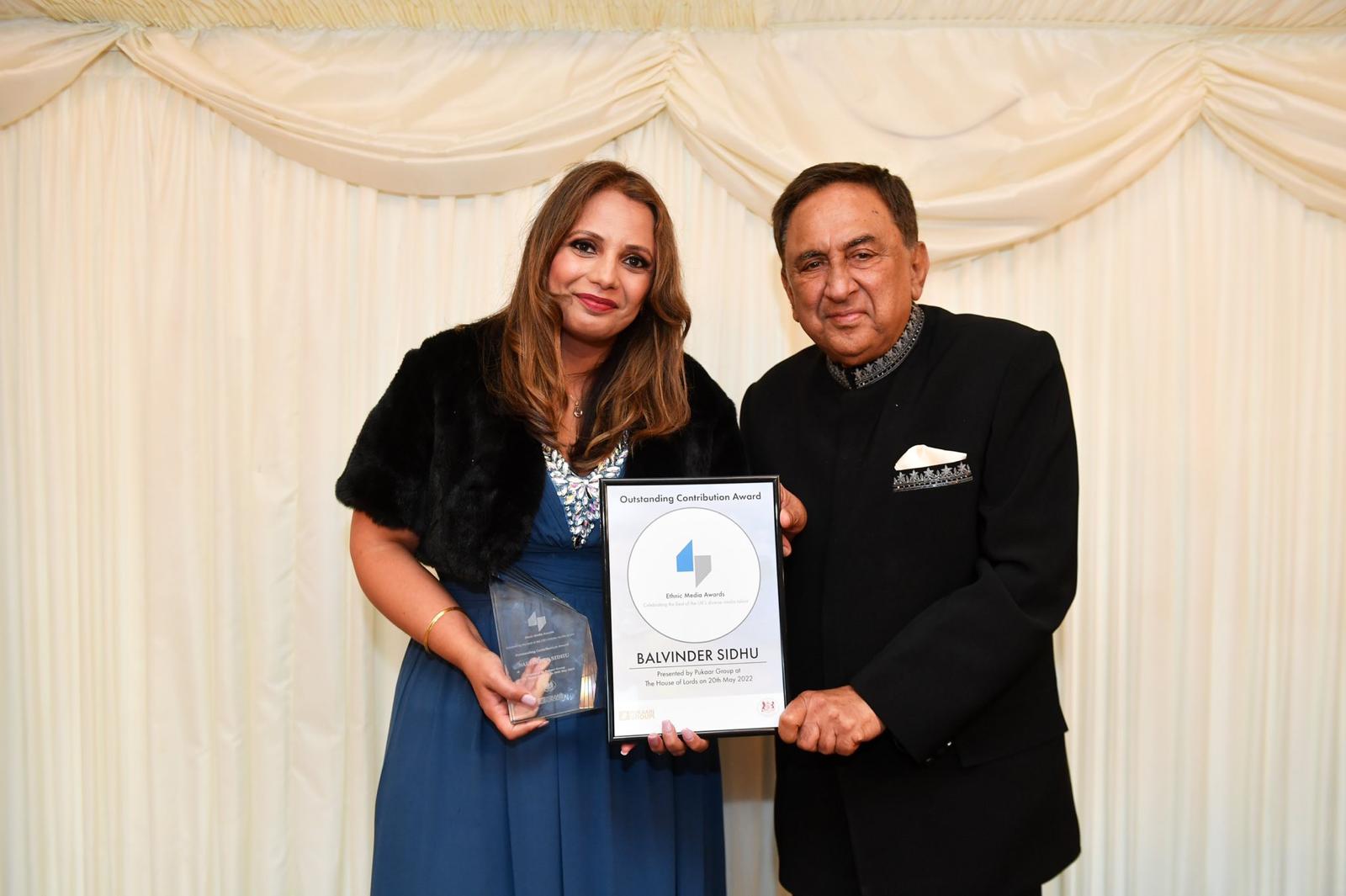 Outstanding Contribution to Media 2022 Ethnic Media Awards
